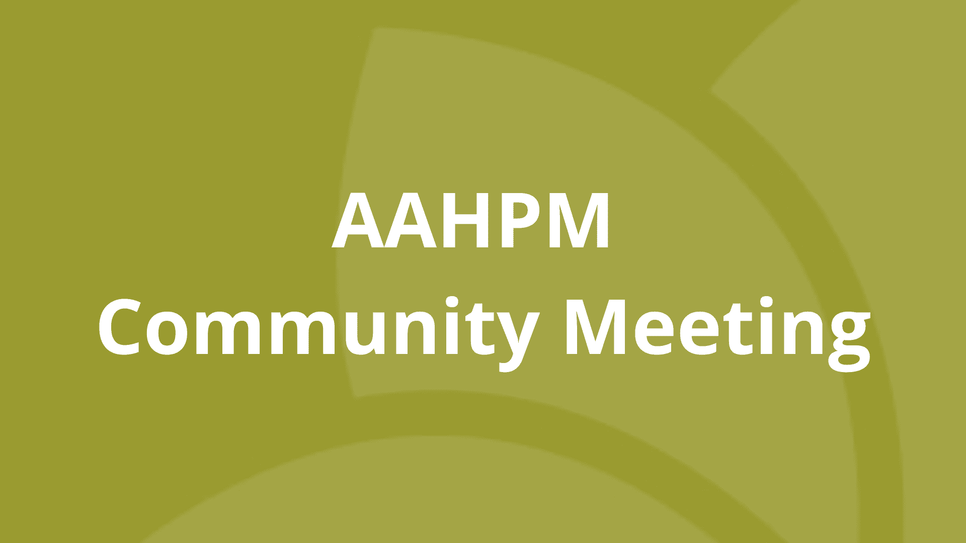 Events from March 20, 2024 – August 22, 2024 | AAHPM